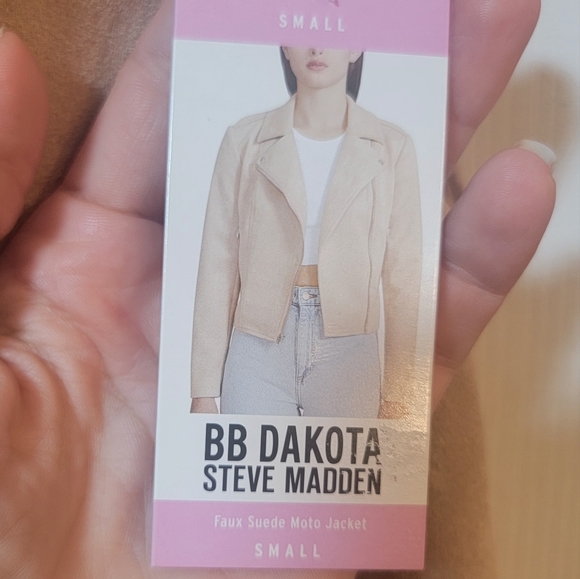 BB Dakota Steve Madden Moto jacket NWT size S - Picture 6 of 7